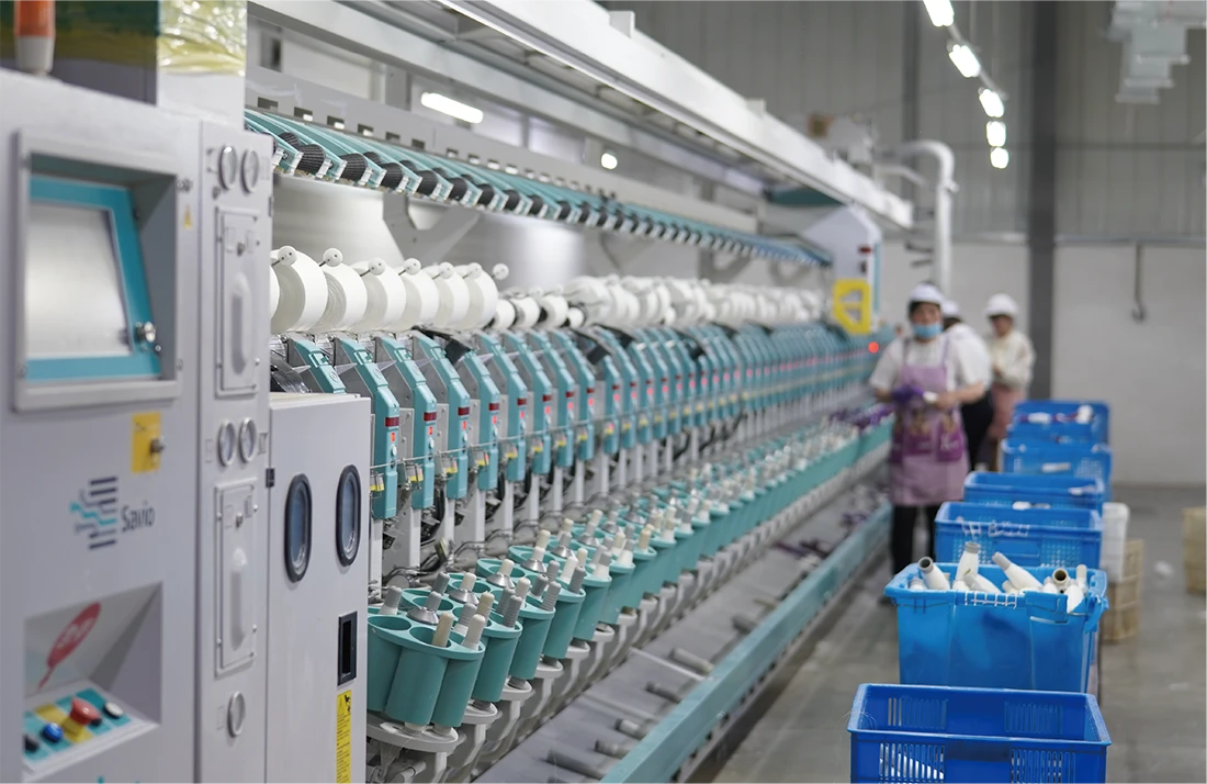 Jintaiheng linen textile production factory floor