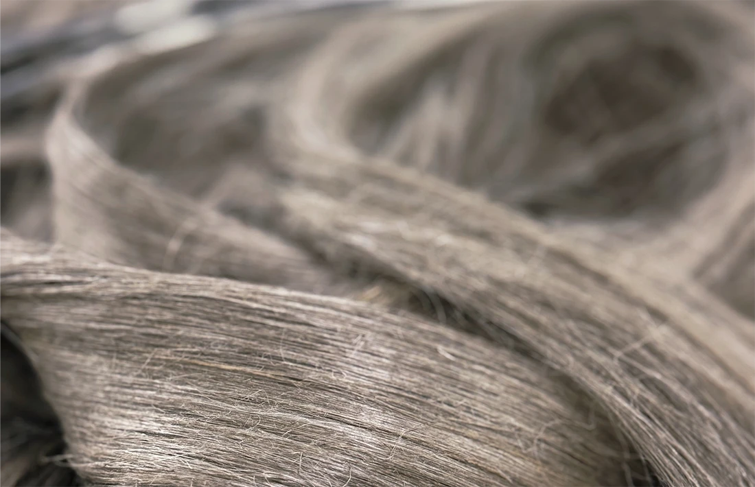 Linen yarn threads in production at Jintaiheng factory